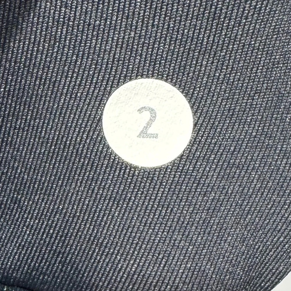 Lululemon Women's 2 Luxtreme Running Leggings Pants Geometric Capri Zip Pocket - Picture 5 of 5